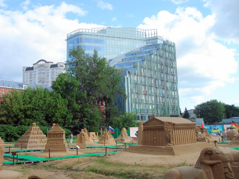 Фестиваль песчаных скульптур в Москве